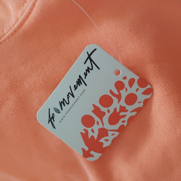 Free People Movement Sprint to the Finish Hoodie Sweatshirt Hot Watermelon XSnwt - Picture 4 of 10
